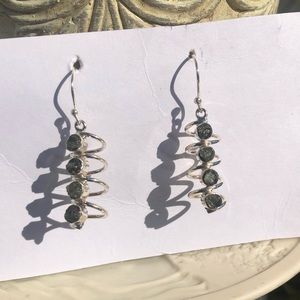 Jewelry - Moldavite Sterling Silver Earrings Jewelry - Moldavite Sterling Silver Earrings